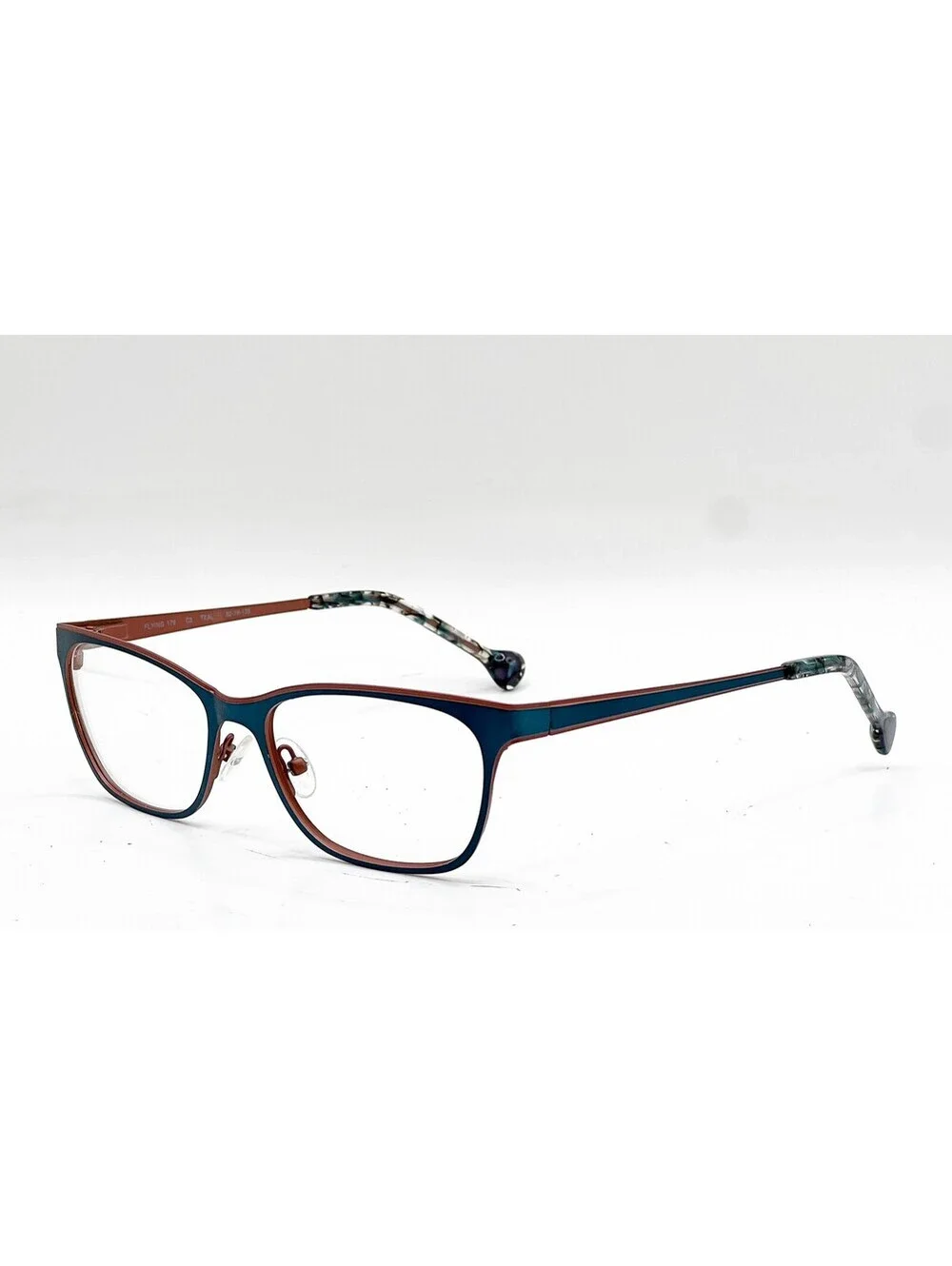 Lisa Loeb Flying 179 Teal Authentic Eyeglasses 52-16-135